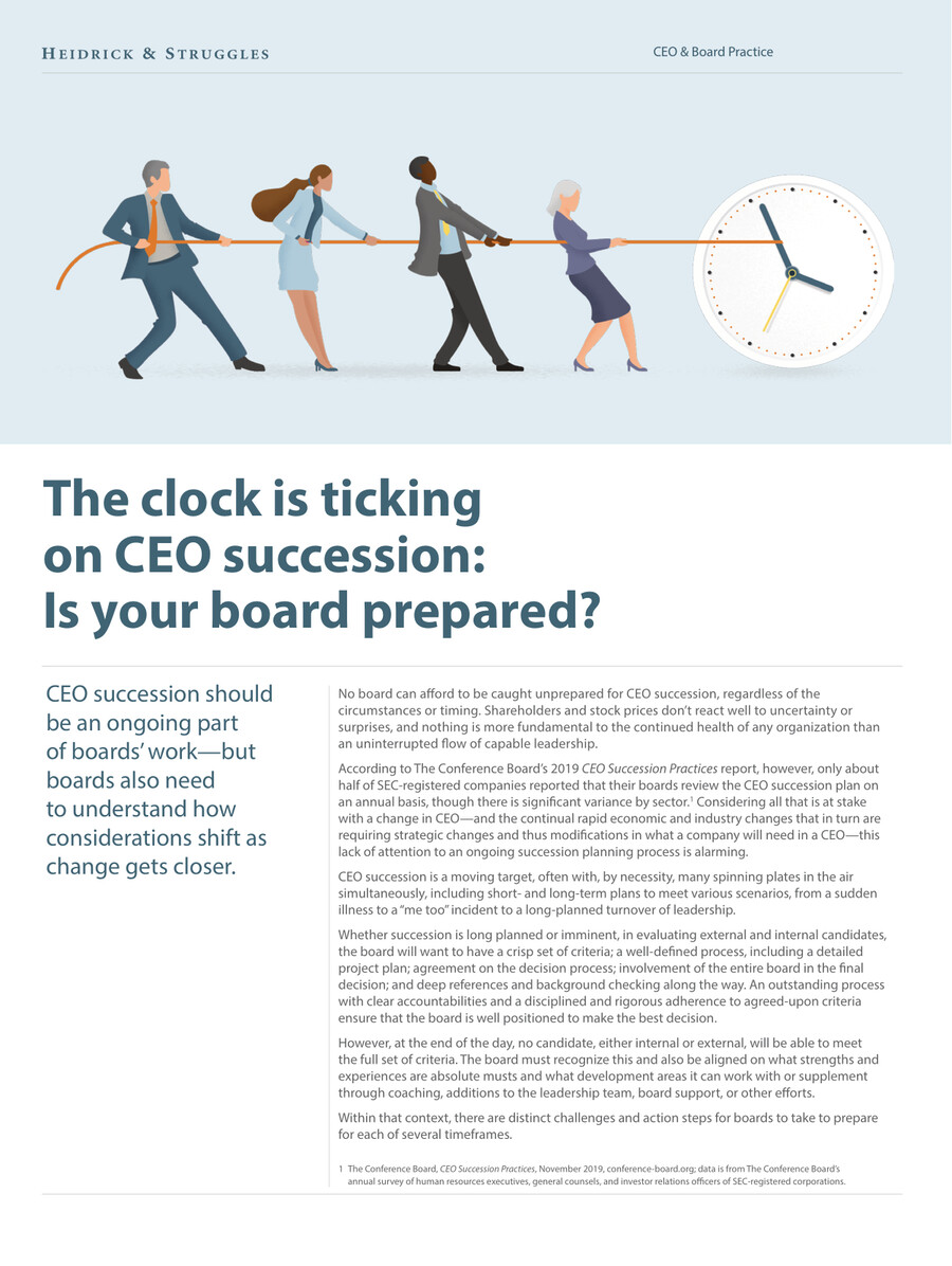 The clock is ticking on CEO succession by FDF6D86EFB5 - Flipsnack