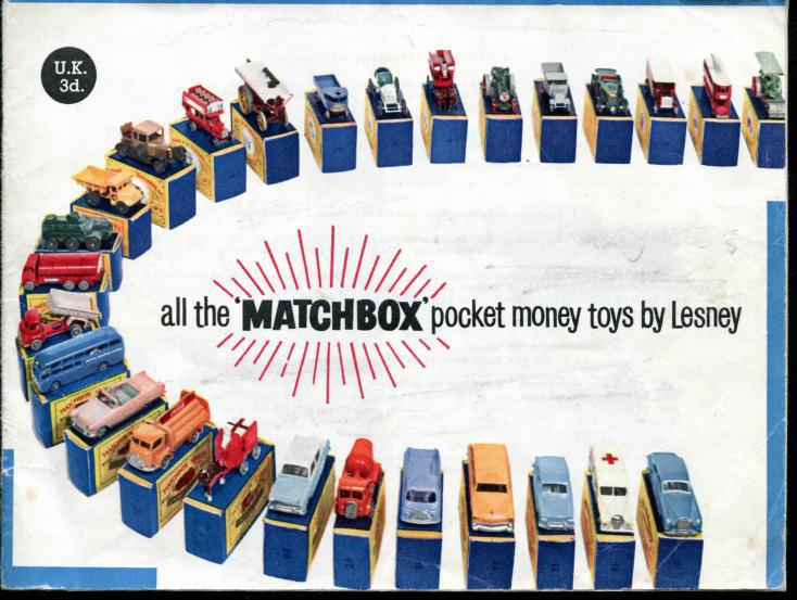 1960 cheap matchbox catalog