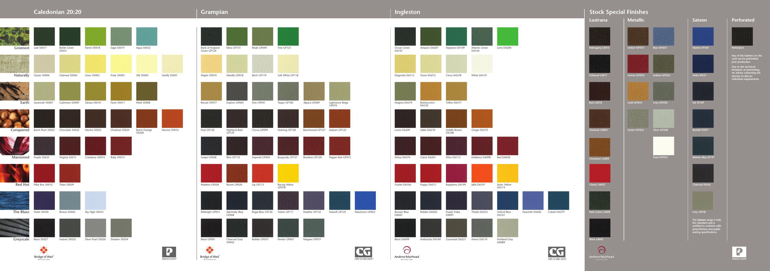Leffler Muirhead Colour Chart by paul - Flipsnack