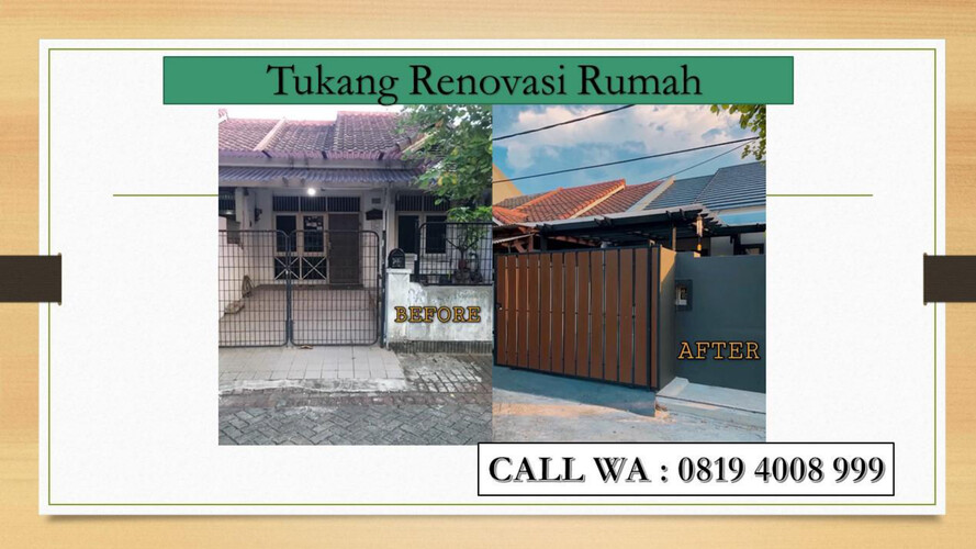 TERMURAH!! WA 0819 4008 999 ,Jasa Renovasi Rumah Solo