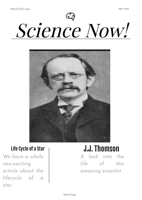 Science Newspaper by Isabella... - Flipsnack