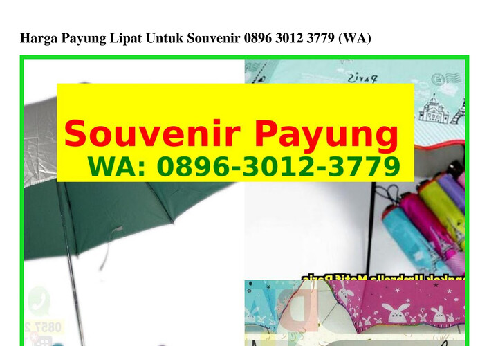 Harga Payung Lipat Untuk Souvenir O896_3O12_3779 {WhatsApp}