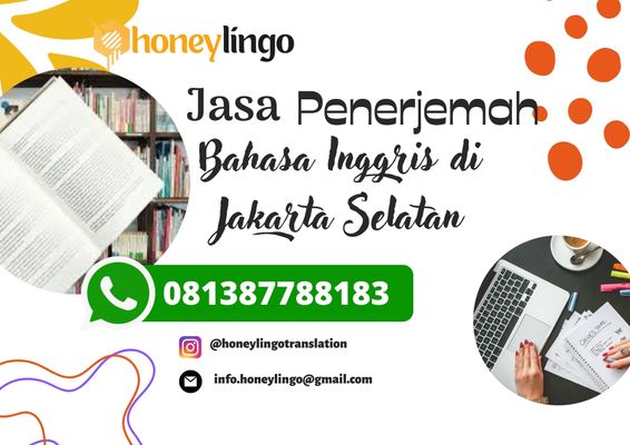 Jasa Penerjemah Bahasa Inggris di jakarta Selatan