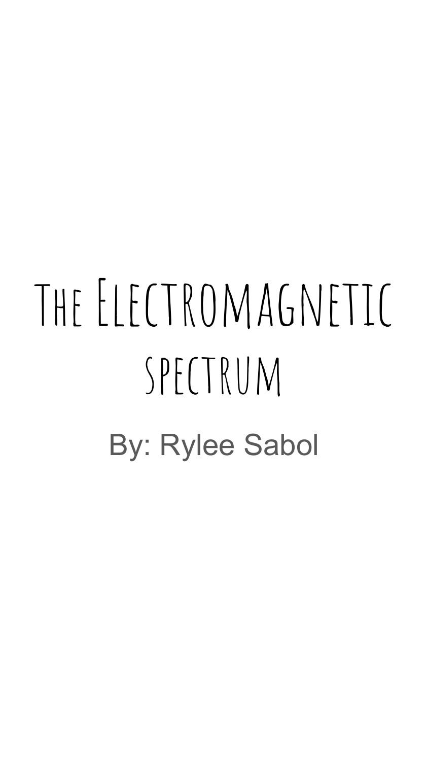 The spectrum by Rylee Sabol Flipsnack