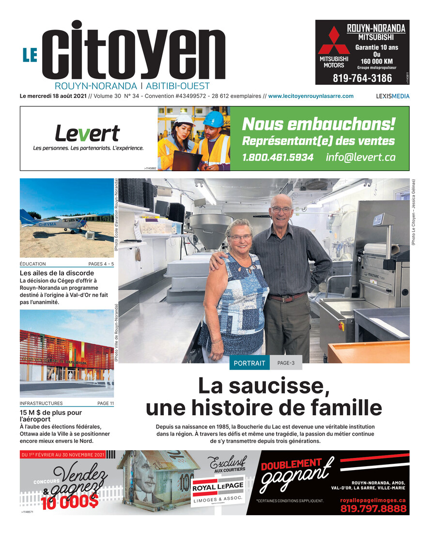 18 août 2021 _ Le Citoyen RouynNoranda et AbitibiOuest by Medialo