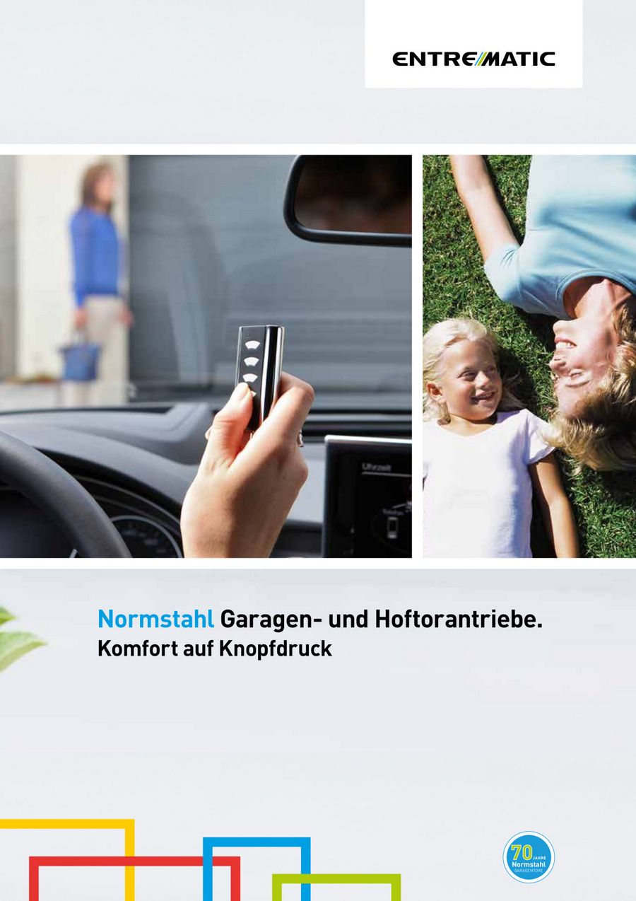 Normstahl Garagen- und Hoftorantriebe by entrematic - Flipsnack