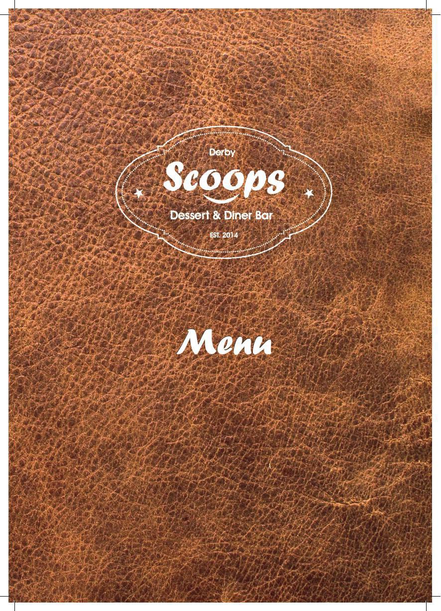 Menu Scoops Diner & Dessert Bar Derby by Kieran Flipsnack