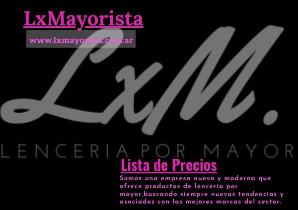 Lista de Precios LxMayorista by Cat logo Lenceria Flipsnack