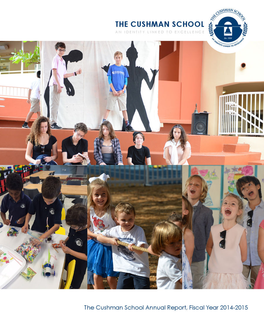 Cushman Annual Report 2015 by The Cushman School Flipsnack