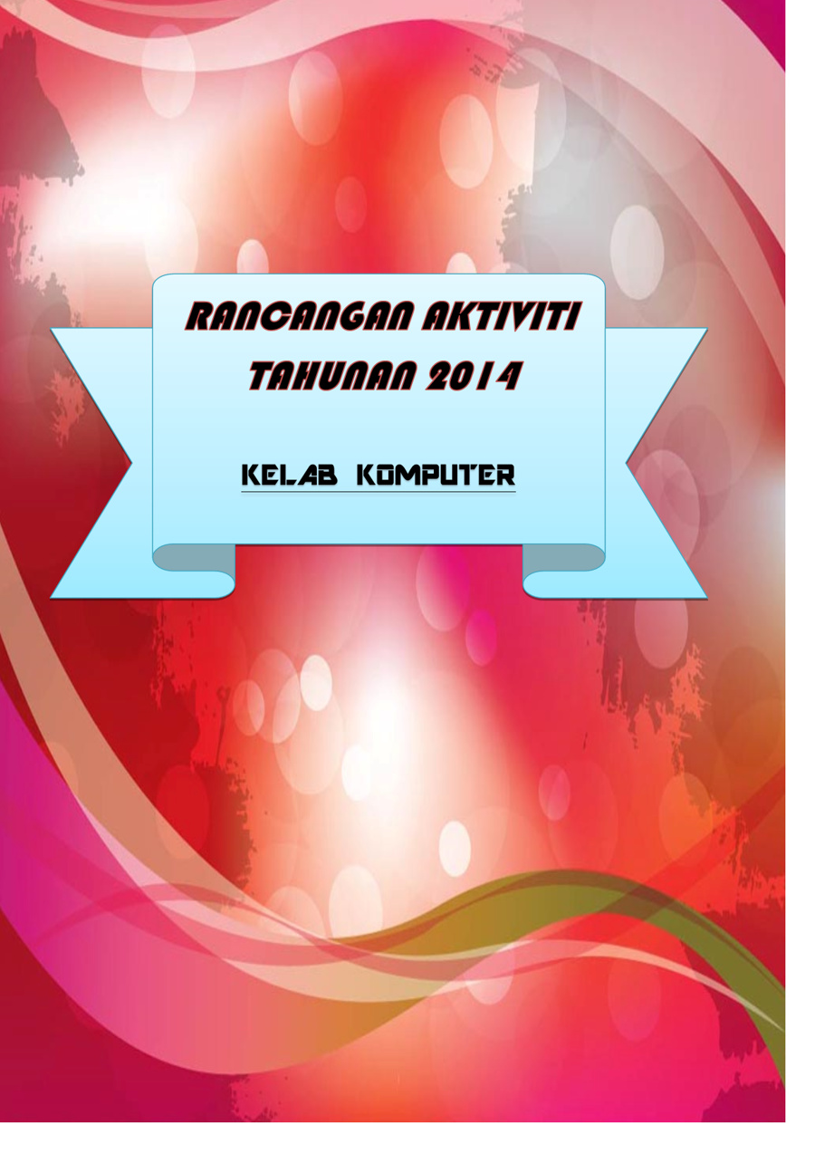 Rancangan Aktiviti Kelab Komputer 2014 By Fattyct Flipsnack