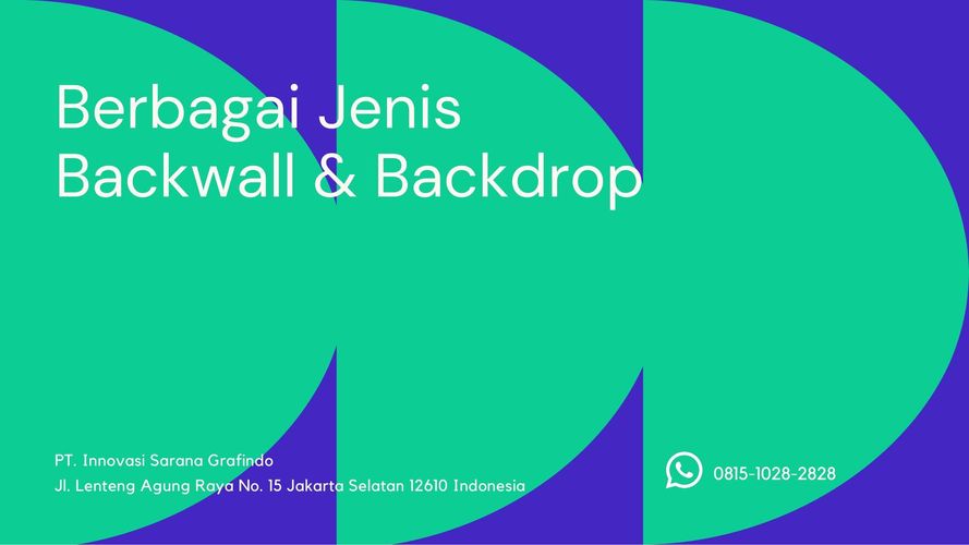 PROMO! Jual Backdrop Pameran Jakarta, WA  081510282828