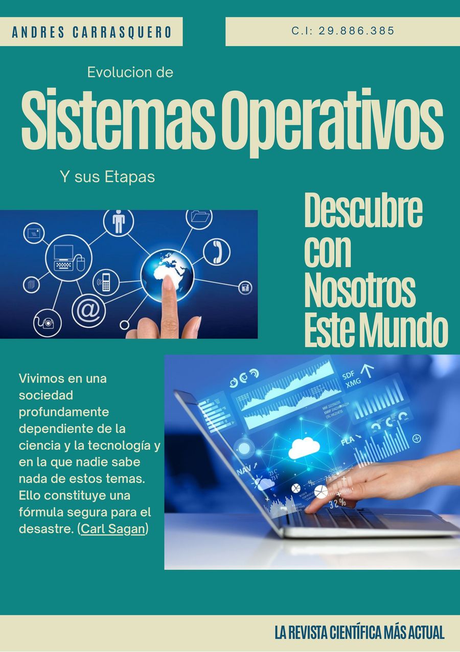Evolucion de los sistemas operativos y sus etapas by Andres Flipsnack