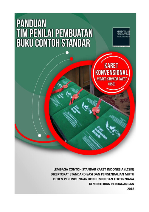 PEDOMAN PEMBUATAN BUKU CONTOH STANDAR KARET