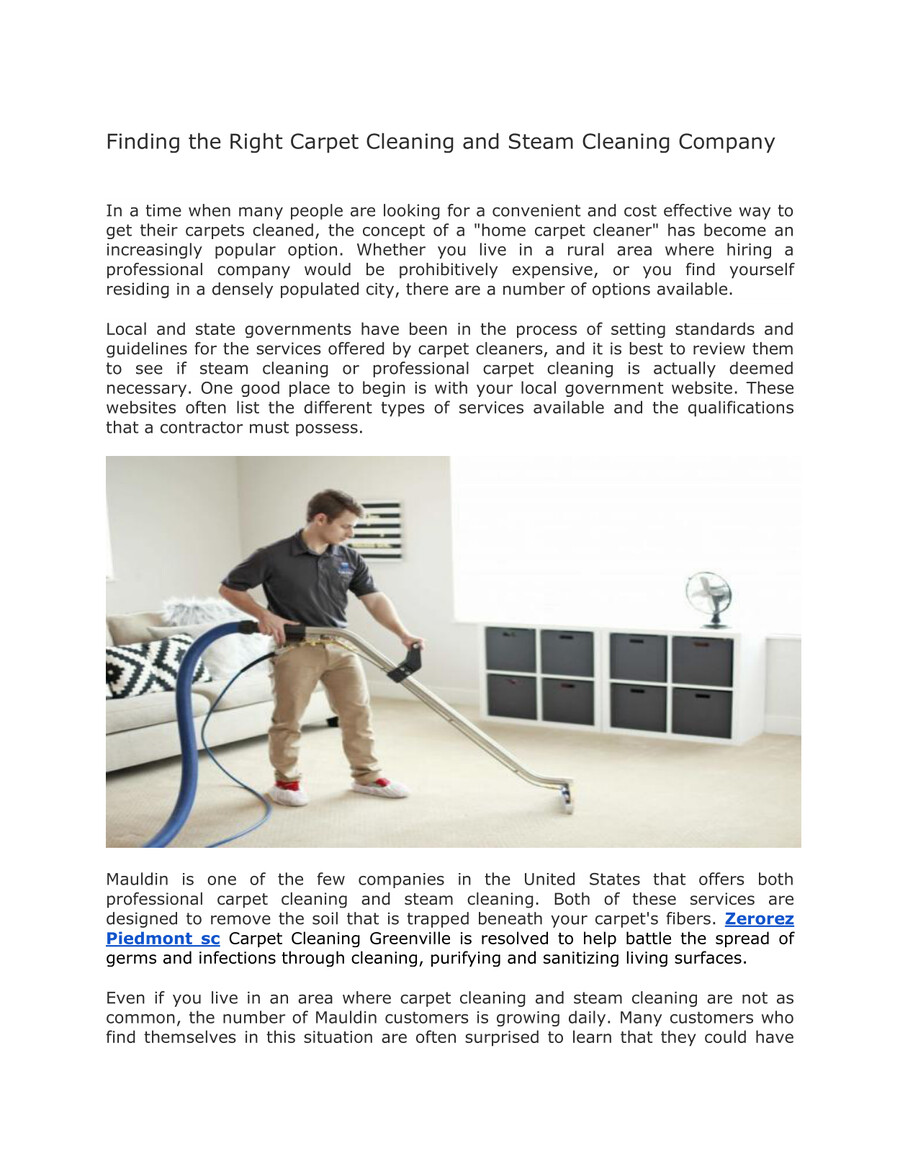 Zerorez Carpet Cleaning Greenvilleconverted by ZerorezGreenville