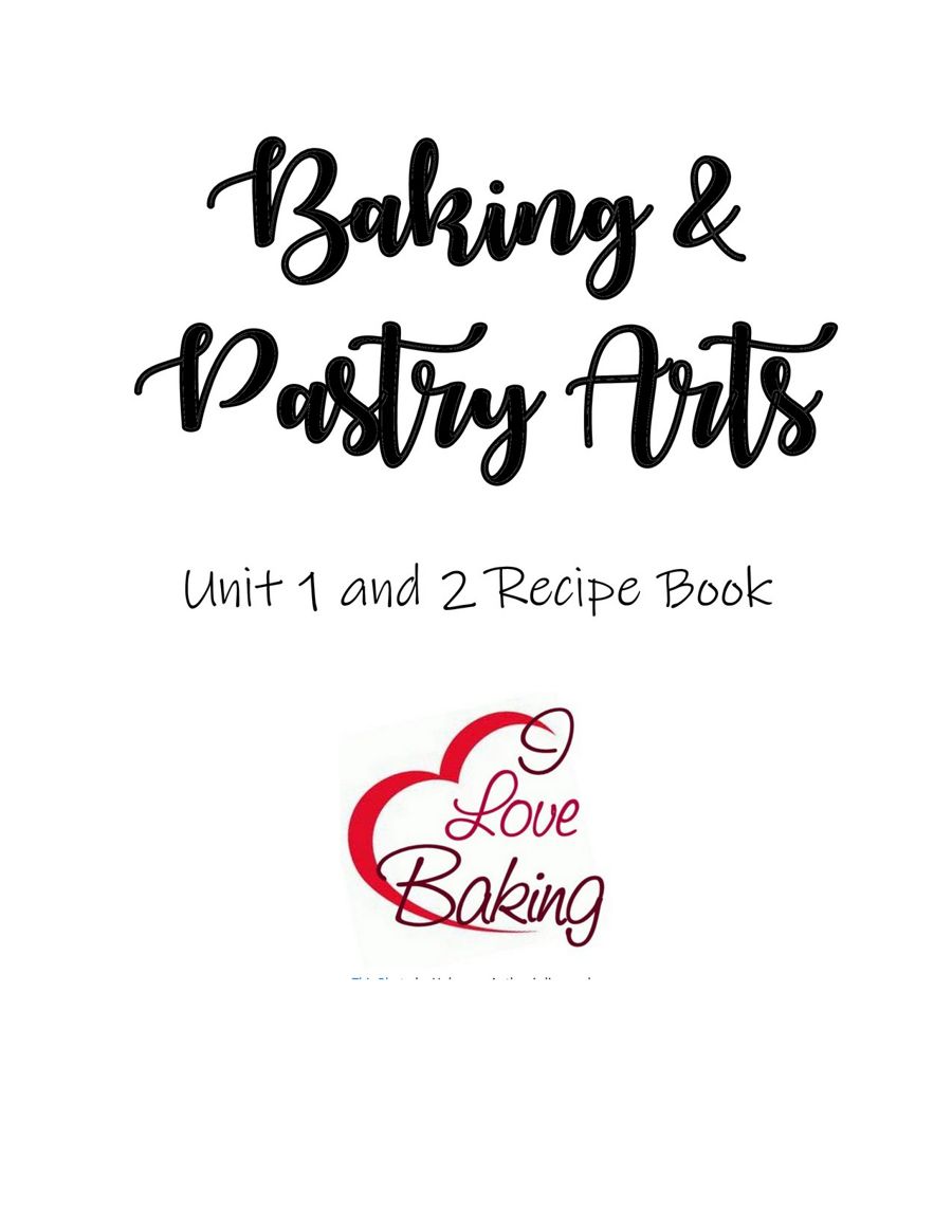Baking and Pastry Arts Recipebook by Shalverson Flipsnack