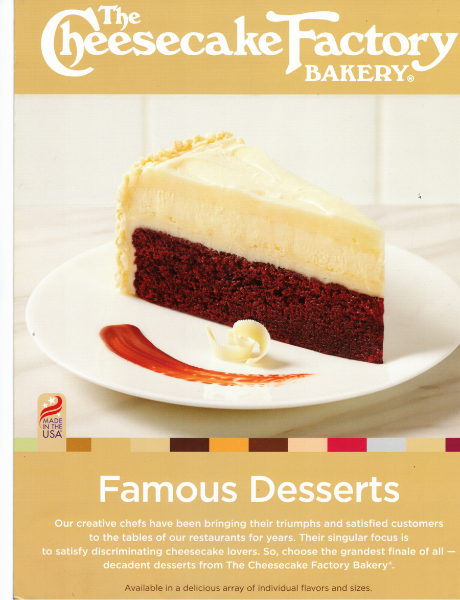 The Cheesecake Factory Bakery Brochure By Sage Marketing - Flipsnack