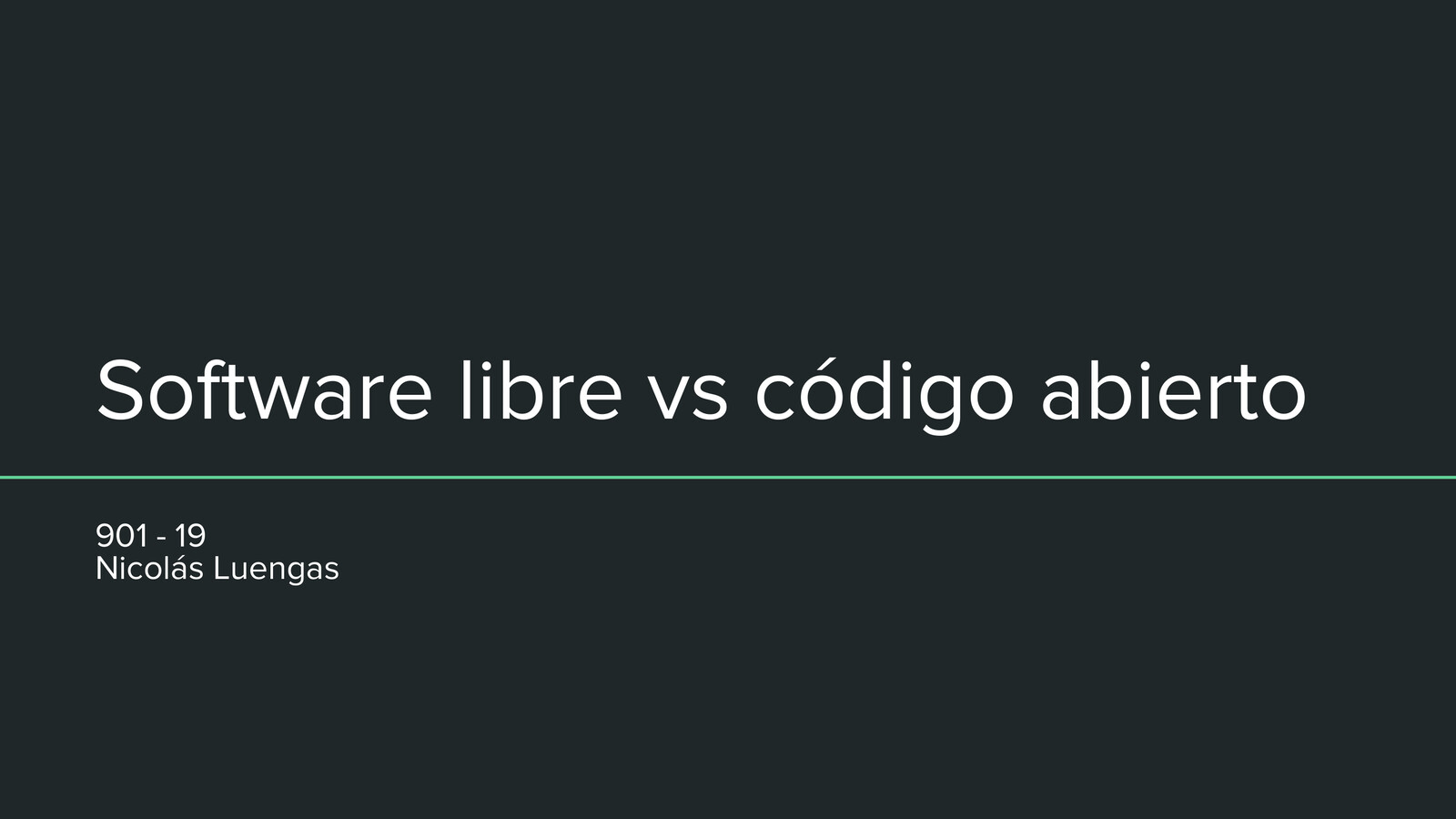 901 - 19 Software libre vs codigo abierto by NICOLAS LUENGAS - Flipsnack