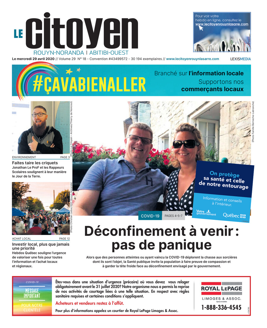 29 avril 2020 Le Citoyen RouynNoranda / AbitibiOuest by Medialo