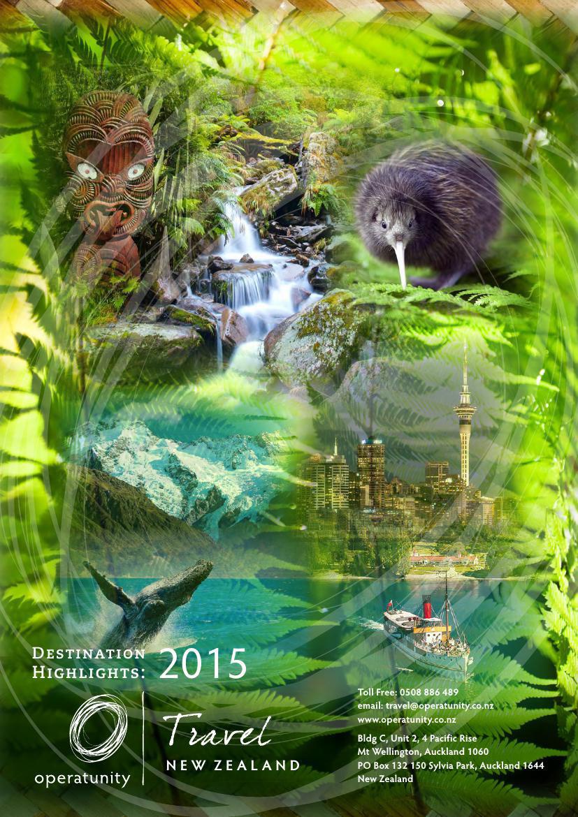 2015 NZ Travel Destinations by Operatunity Ltd - Flipsnack