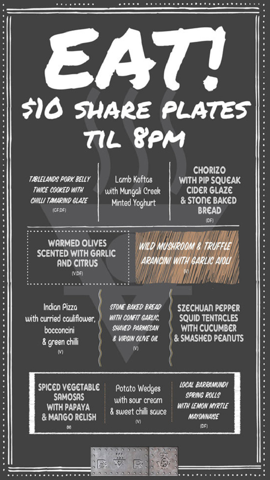 BAR36 Share Plates Menu by The Reef Hotel... Flipsnack