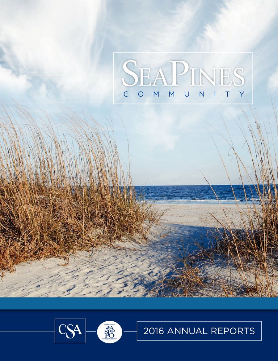 2016 Sea Pines Annual Report by CSA Sea Pines Flipsnack