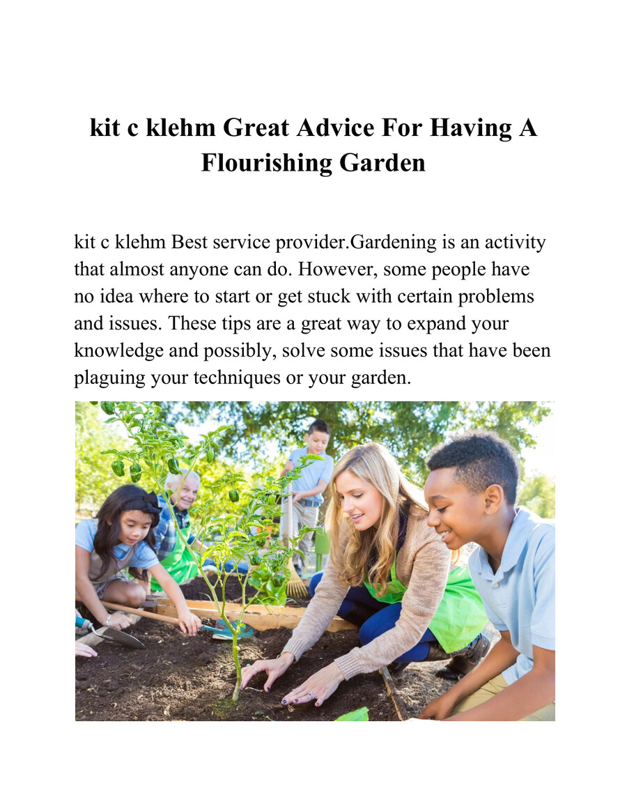 kit c klehm Great Advice For Having A Flourishing Garden by kit c klehm ...