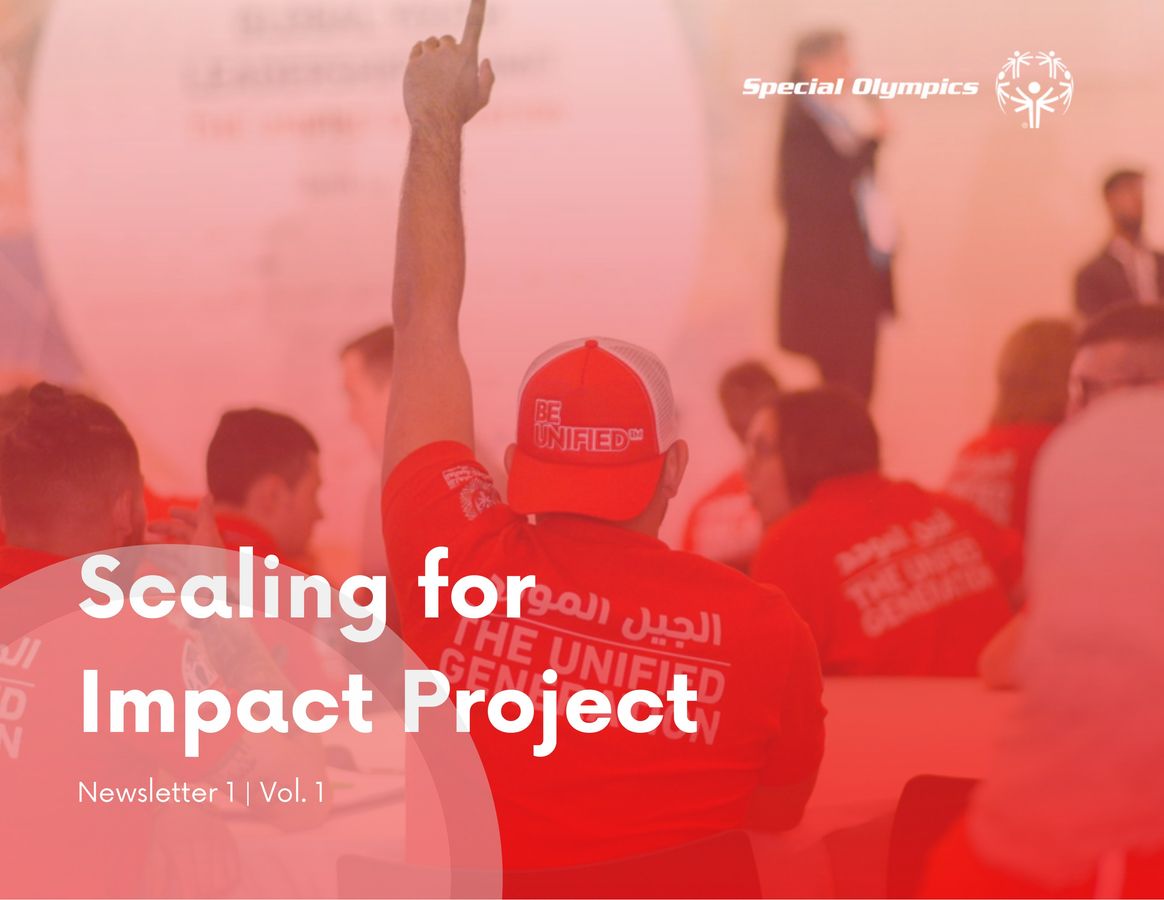 Scaling for Impact Project Update by Special Olympics Global Youth a ...