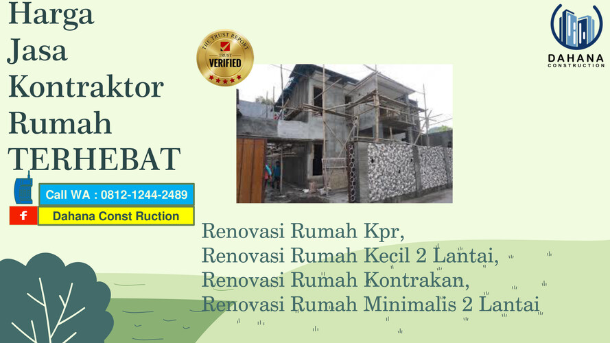 TERHEBAT, CALL 0812-1244-2489, Renovasi Rumah Kpr