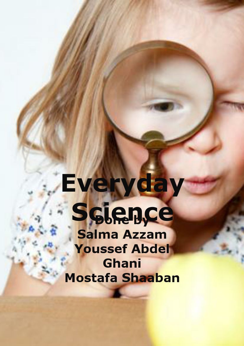 Scientific Thinking Final Group Project by Sherif Maged - Flipsnack