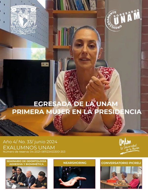 #33 EGRESADA DE LA UNAM PRIMERA MUJER EN LA PRESIDENCIA by Editorial ...