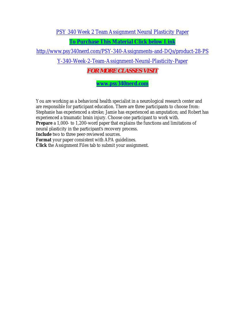 Psy 220 week 2 assignment essay examples 02 picture