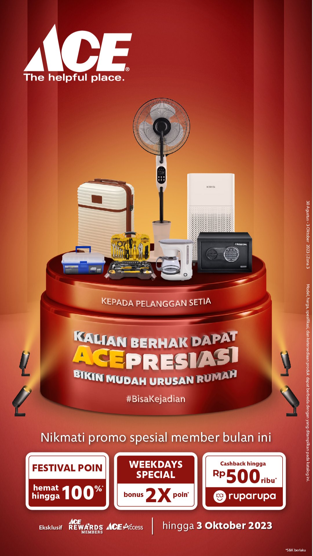 ACEpresiasi bikin  mudah urusan rumah (Z3)