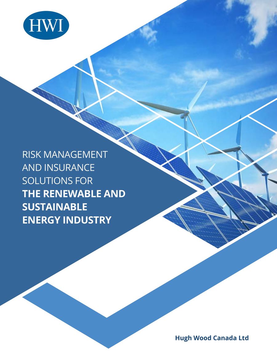HWI Canada Renewable & Sustainable Energy Insurance Solutions by HWI
