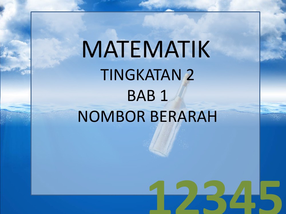 Matematik Tingkatan 2 Bab 1 By Mira Flipsnack