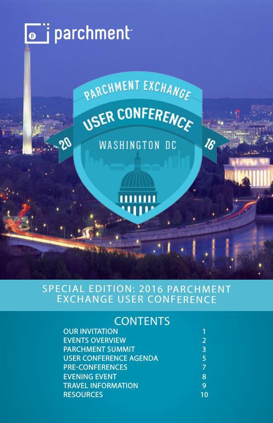 Special Edition Parchment Exchange User Conference by Heather Flipsnack