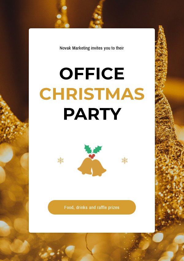 Office Christmas Party Invitation Template by Aneta - Flipsnack