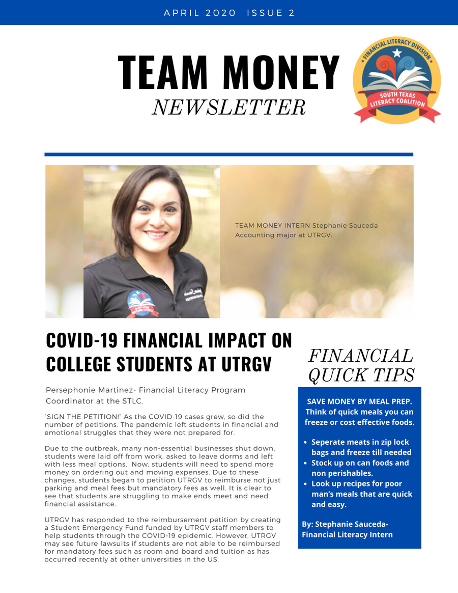Team Money Newsletter April 2020 by Persephonie - Flipsnack