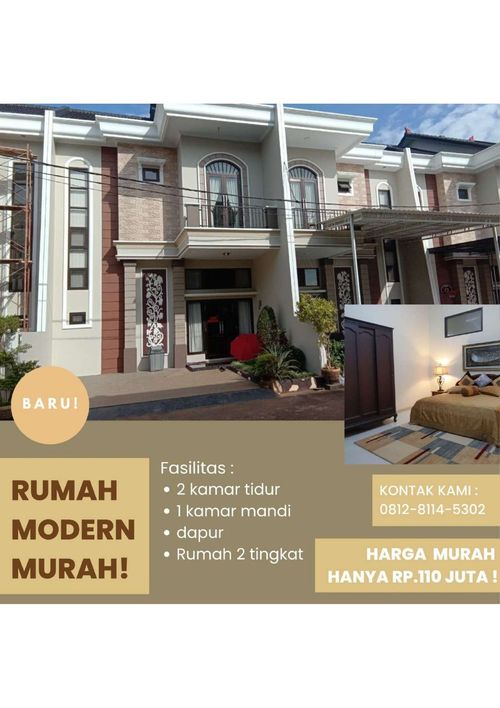 &amp;quot;0812-8114-5302 (RUMAH MURAH), rumah modern 2 lantai Banten