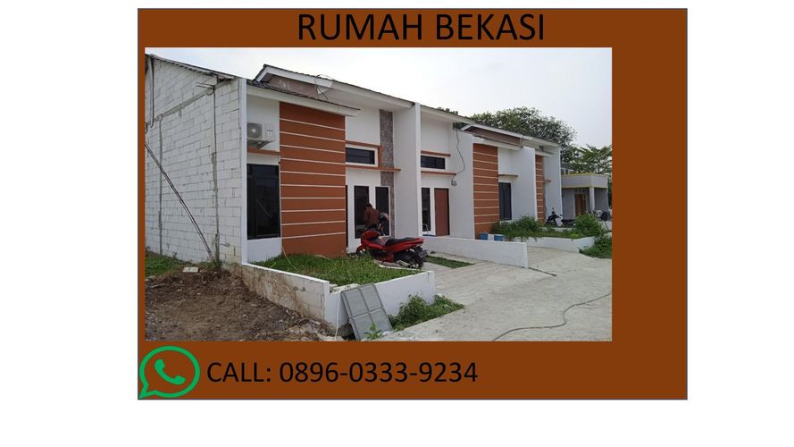 RUMAH BEKASI, Call 0896-0333-9234, Rumah Minimalis Bekasi