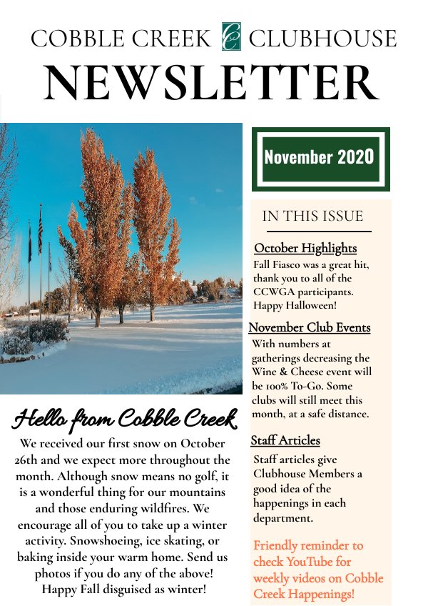 November Newsletter by Madison Flipsnack