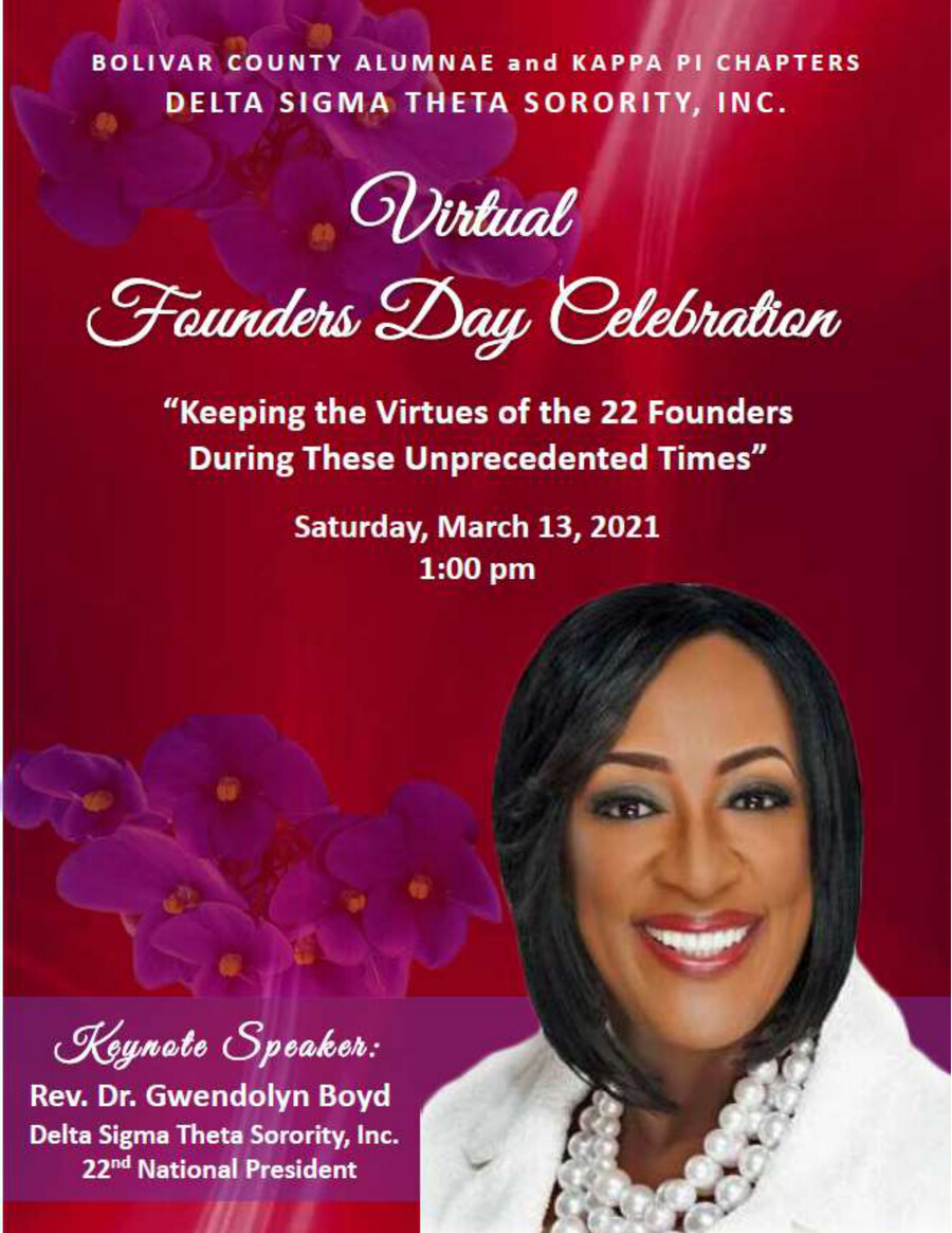 Bolivar County Alumnae and Kappa Pi Founders Day Program by Paulette ...