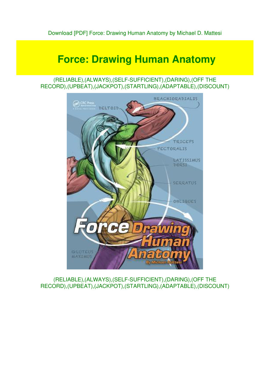 force drawing human anatomy