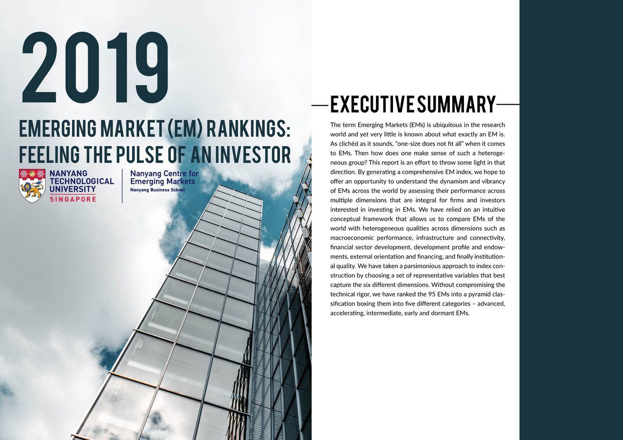 2019 Emerging Markets Ranking Report by NTU