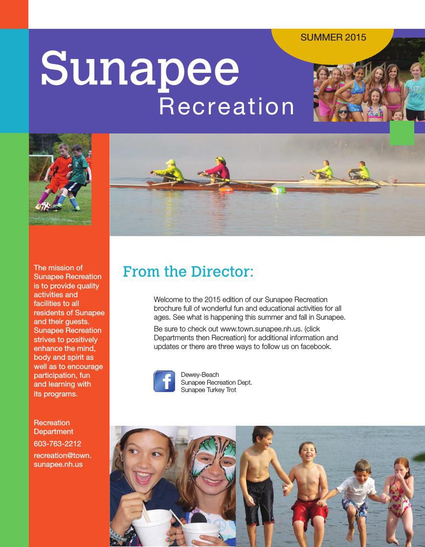 Sunapee Recreation 2015 Newsletter by Debbie Campbell Flipsnack