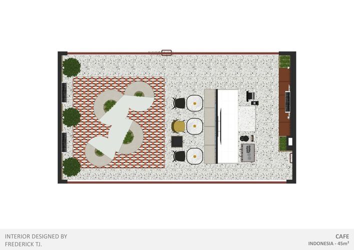 Interior Design - Cafe (45sqm) - Frederick Tj