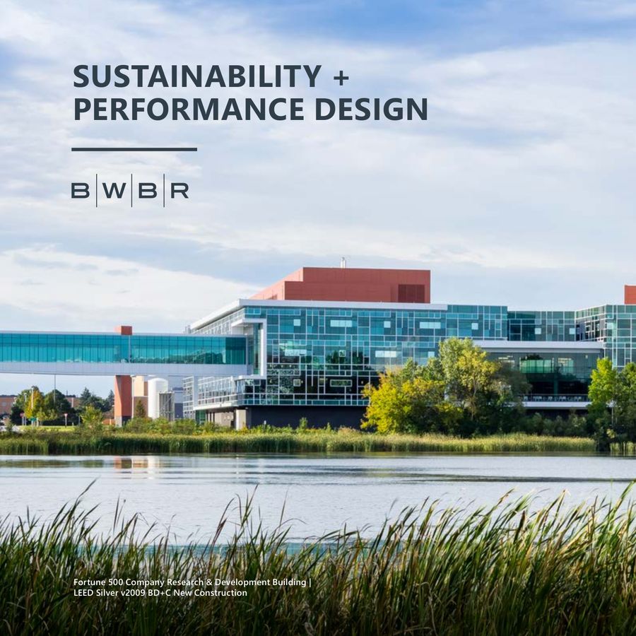 BWBR Sustainability Brochure by BWBR - Flipsnack
