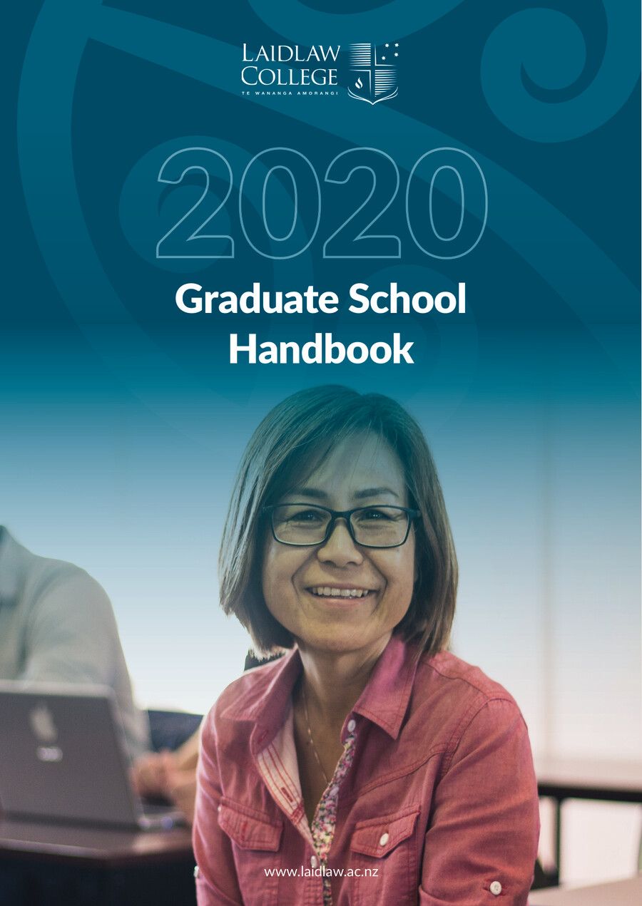 Graduate School Handbook 2020 by LaidlawCollege Flipsnack