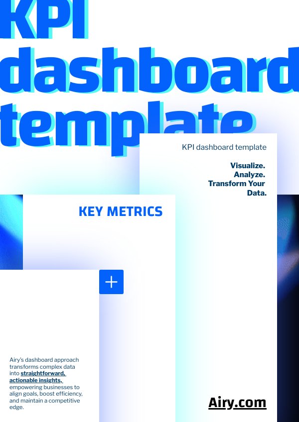 KPI dashboard template by Flipsnack templates - Flipsnack