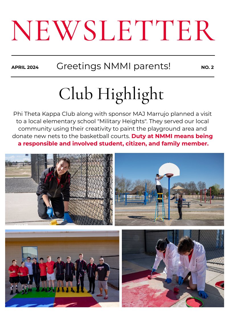 April Newsletter by NMMI Newsletter - Flipsnack