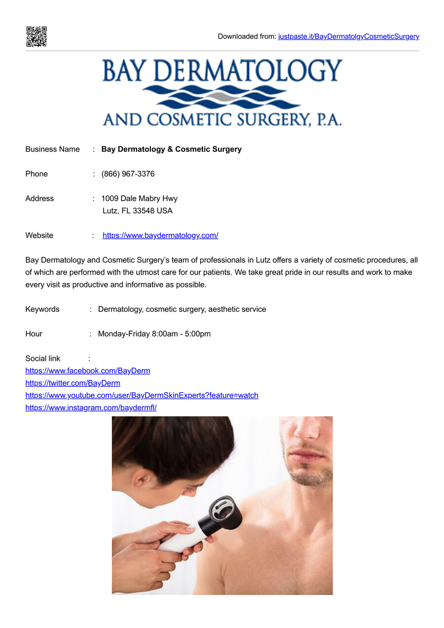 Bay Dermatology & Cosmetic Surgery by Bay Dermatology Flipsnack